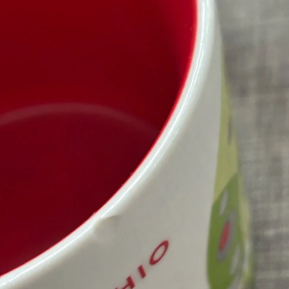 Starbucks Ohio Mug with Red Interior - Picture 8 of 8